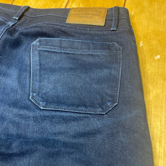 Freenote Cloth Rios Japanese Selvedge Denim Jeans 35x30 Dark Blue - Picture 1 of 16